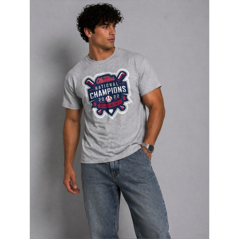 Ole Miss Rebels Fanatics NCAA Men's L Baseball College Champions Official Logo